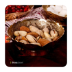 تصویر از پیاله برنجی طرح گل یاس وایت پلیت کد 4265.4 یک عددی