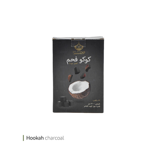 تصویر از ذغال قلیان نارگیل یک کیلویی کوکو برادرز  (coco brothers) کد 7277 یک عددی